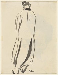 Jardineiro, visto por trás de Rik Wouters