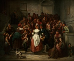 Após o sorteio da loteria, 1859. de Ritter von Malheim Friedländer Friedrich