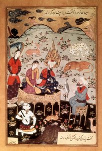 Miniatura de Salomão e Balcãs, c. 1595
