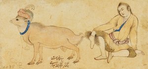 Estudo de um rapaz e um carneiro, 1630-31 ou mais tarde
