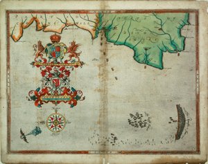 As frotas inglesa e espanhola em 1 e 2 de agosto