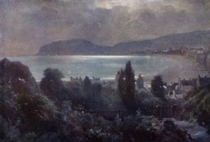 A Nocturne, Llandudno Bay (cor litho)