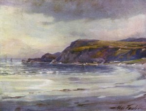 Summer Evening, Anglesey Coast (cor litho) de Robert (after) Fowler