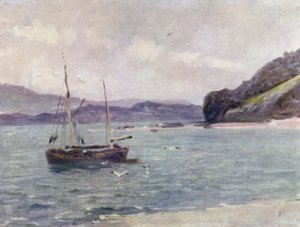 A Praia, Beaumaris (cor litho) de Robert (after) Fowler