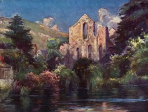 Abadia de Valle Crucis (cor litho)
