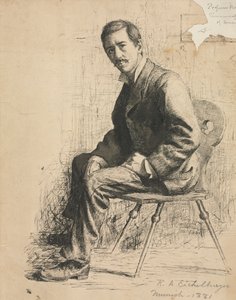 Esboço do Professor Mowotny, 1881. de Robert A. Eichelberger