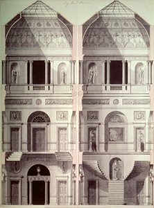 Portman Square, Home House, de Robert Adam (1728-92)