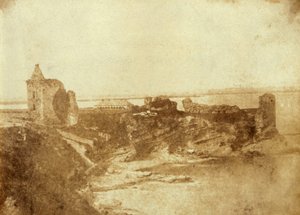Impressão do Castelo de Santo André em Fife, Escócia. Do J. Paul Getty Museum