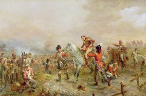 Campo de waterloo de Robert Alexander Hillingford