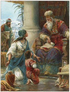 Ana trazendo Samuel para Eli de Robert Ambrose Dudley