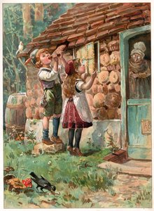 Hansel e Gretel, ilustração de 