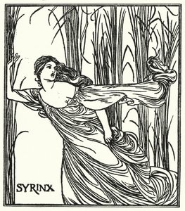 Ilustração para Poemas de John Keats (litho) de Robert Anning Bell
