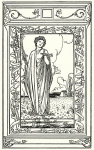 Ilustração para Poemas de John Keats (litho) de Robert Anning Bell