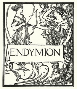 Ilustração para Poemas de John Keats: Endymion (litho) de Robert Anning Bell