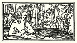 Ilustração para Poemas de John Keats: Endymion (litho) de Robert Anning Bell