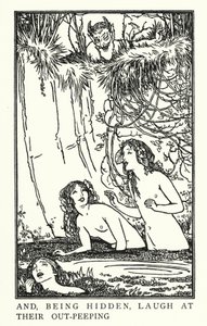 Ilustração para Poemas de John Keats: Endymion (litho) de Robert Anning Bell