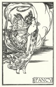 Ilustração para Poemas de John Keats: Vistoso (litho) de Robert Anning Bell