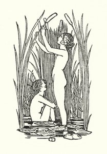 Ilustração para Poemas de John Keats: Lamia (litho) de Robert Anning Bell