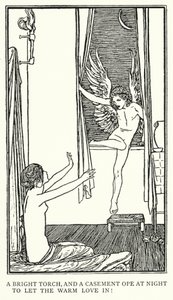 Ilustração para Poemas de John Keats: Ode à Psique (litho)