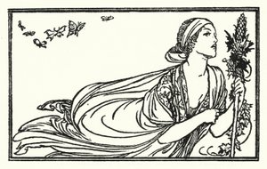 Ilustração para Poemas de John Keats: Sono e Poesia (litho)