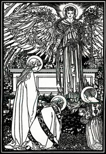 Ilustração para The Altar Book, 1892, 1897 de Robert Anning Bell