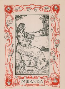 Miranda, a tempestade de Robert Anning Bell