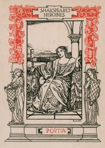 Portia, comerciante de Veneza de Robert Anning Bell
