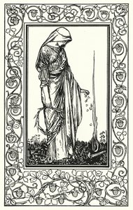 Shelley: Adonais (litografia) de Robert Anning Bell
