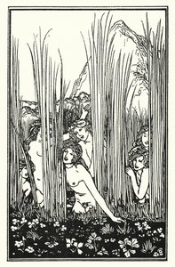 Shelley: Hino de Pan (litografia) de Robert Anning Bell