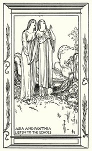Shelley: Prometeu Não Ligado (litografia) de Robert Anning Bell