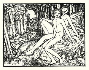 Shelley: Prometeu Não Ligado (litografia) de Robert Anning Bell