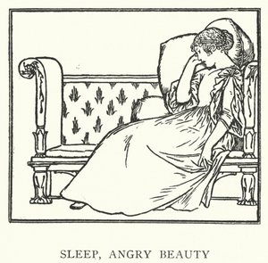 Dormir, beleza furiosa (litho) de Robert Anning Bell