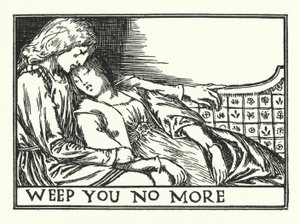 Não te chore mais (litho) de Robert Anning Bell