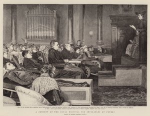 Um concerto no Royal Hospital for Incurables em Putney de Robert Barnes