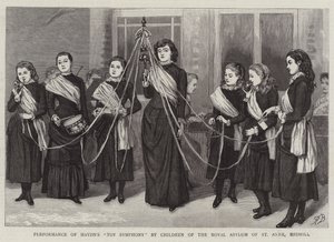 Performance da Sinfonia de Brinquedo de Haydn pelos Filhos do Royal Asylum of St Anne, Redhill de Robert Barnes