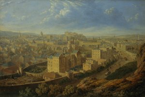 Edimburgo do Calton Hill de Robert Batty