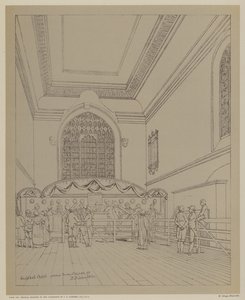 Capela Guildhall, City of London de Robert Blemell (after) Schnebbelie