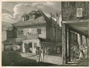 Hungerford Market, perto de edifícios de York, The Strand, Londres de Robert Blemell Schnebbelie