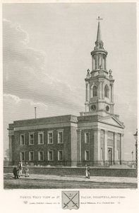 Noroeste, vista, de, st paul, shadwell, londres, construído, 1820 de Robert Blemell Schnebbelie