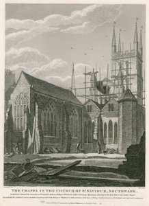 A capela na igreja de St Saviour, Southwark