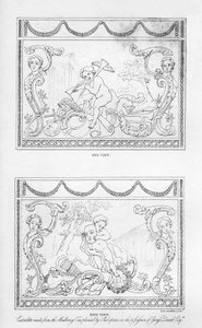 Cassolete esculpida em madeira da amoreira de Shakespeares, século XVIII, 1840.