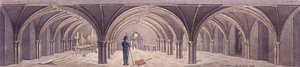 Cripta Guildhall, Londres, 1821 de Robert Blemmell Schnebbelie