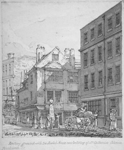 Reitoria St Katherine Coleman, Fenchurch Street, Cidade de Londres, 1817 de Robert Blemmell Schnebbelie