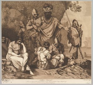 Funeral de soldados de The Life and Death of a Soldier, 1º de maio de 1781.