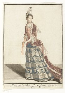 Portret van Marie Anne de Bourbon
Madame la Princesse de Conty douarière (título sobre o objecto) de Robert Bonnart (possibly)