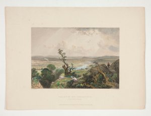 Vale do Connecticut (do Monte Holyoke), ilustração para Nathaniel Parker Willis