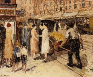 Lower East Side, c.1930 (óleo sobre tela)