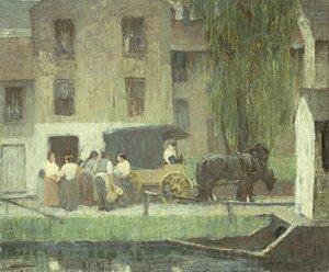 O carrinho do mascate no canal, Nova Esperança