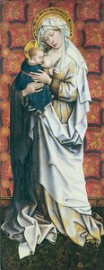 Os painéis Flémalle: Virgem amamentando a criança de Robert Campin