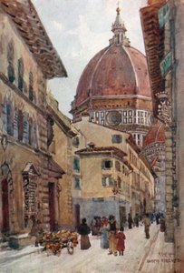 Via dei Servi (litografia a cores) de Robert Charles Goff